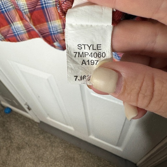 LUCKY BRAND Mens Western Plaid Classic Fit Pearl Snap Button Down Shirt Size L - Picture 6 of 9